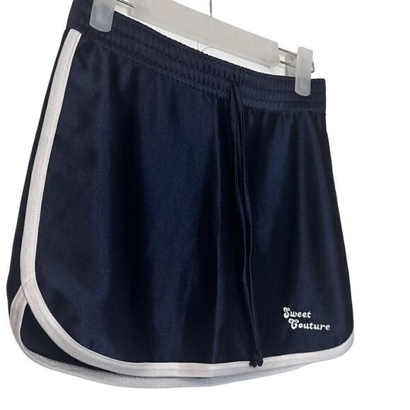 Next Era Girls Sweet Couture Elastic Waist Drawstring Athletic Skort Navy Large - Picture 2 of 4